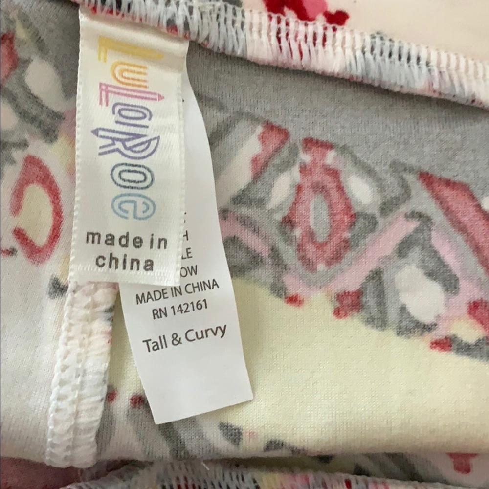 LuLaRioe women’s multicolored leggings - Picture 4 of 5